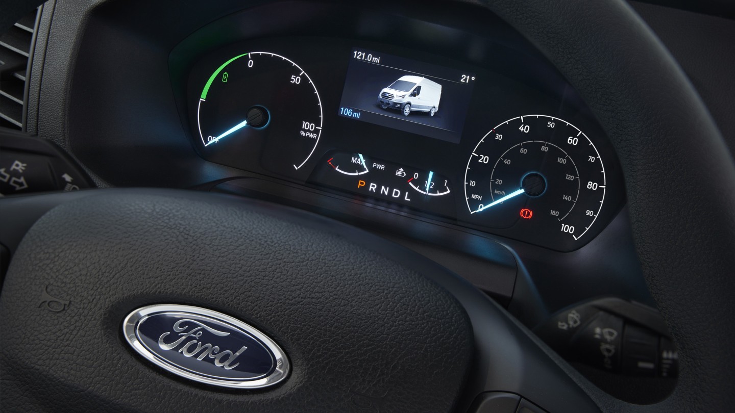 Ford E Transit Stuur En Dashboard