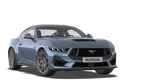 Nieuwe Ford Mustang Modelfoto Schuinvoorkant Blauw