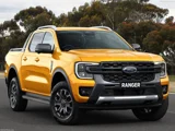 Ford Ranger geen schuinvoorkant geparkeerd