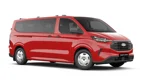 Ford Transit Custom Kombi rood schuinvoorkant modelfoto