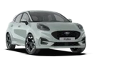 Nieuwe Ford Puma Modelfoto Schuinvoorkant Mint Groen